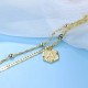 Letter Initial Bracelets For Women Layered Personalized Bracelet Charm Chain Dainty Bracelet Gift For Women Letter Initial Bracelets For Women Layered Personalized Bracelet Charm Chain Dainty Bracelet Gift For Women